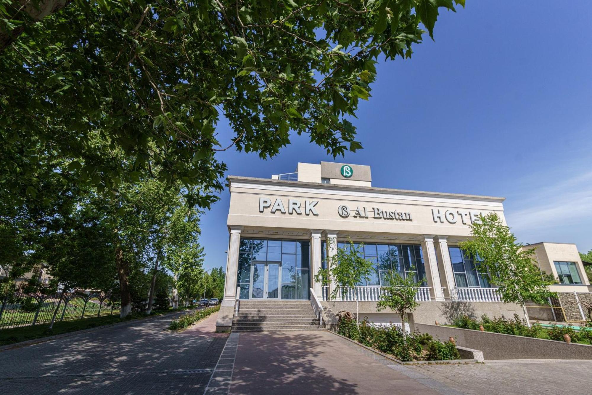 Park Hotel Al Bustan Shymkent Exterior foto